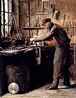 Frans Mortelmans The Carpenter painting